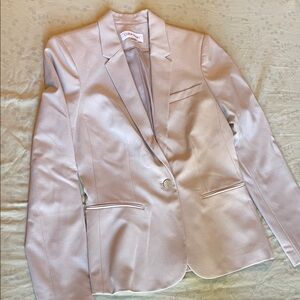 Calvin Klein tan casual fit blazer suit jacket Size 0